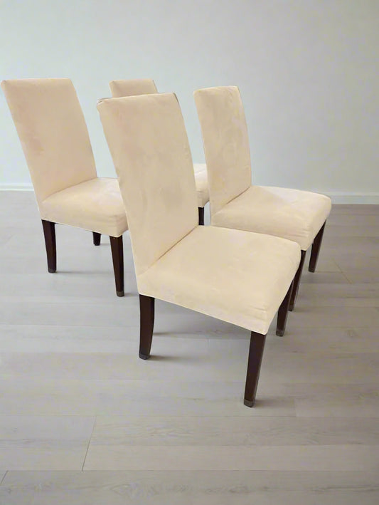 4 Kravet Beige Upholstered Dining Chairs MB1-51