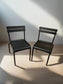 Pair Fermob Frederic Sofia Luxembourg Stackable Black Side Chairs FFE258-157