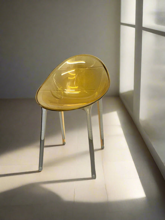 Kartell Mr. Impossible Chair / Transparent Ochre Philippe Starck FFE258-168