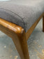 Baxton Studio Mid Century Walnut Upholstered Stool EK221-197