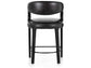 Four Hands Townsend Hawkins Sanoma Black Leather Bar Stool FFE258-297