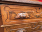 1880's Walnut Victorian Marble Top Ornate Carved Wood 3 Drawer Dresser JD235-1