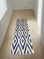 Nourison Whimsical Collection 2'x6' Blue/Ivory Runner Rug FFE258-504