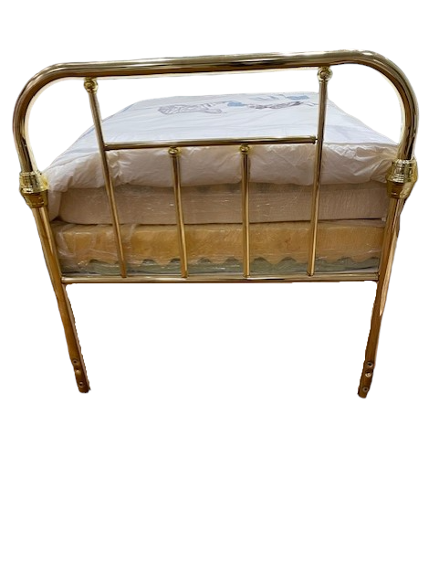 Gold Brass Bed Twin Headboard DS227-1