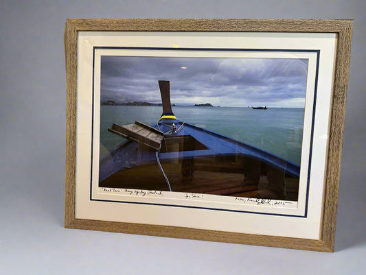 "Quiet Time" Thailand Longtail Boat Karen Ballard Photograph Art SH265-3