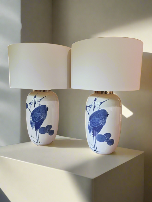 Pair Regina Andrew Kyoto Ceramic Lamps SH265-11