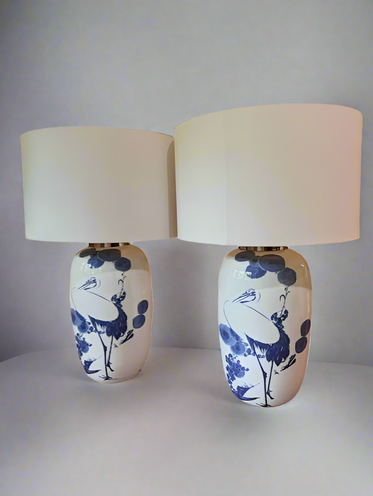 Pair Regina Andrew Kyoto Ceramic Lamps SH265-11