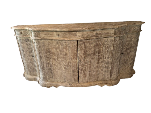 Zentique 79'' Pine Wood Distressed Rustic Sideboard SH265-8