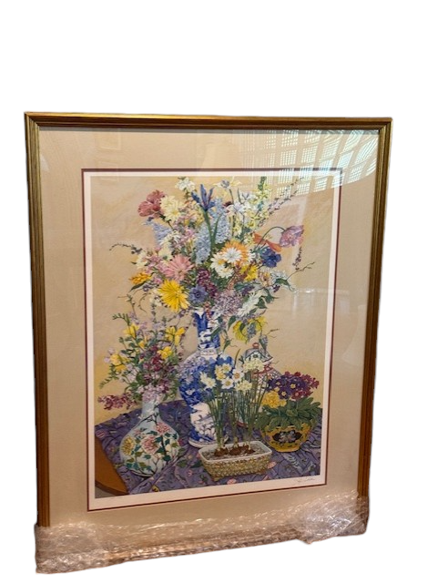 John Powell "Thoughts of Spring" Original Serigraph AP Signed Numbered Art SH265-17