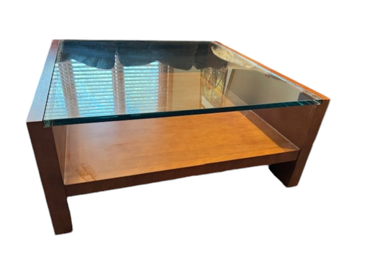 Mid Century Glass Top Coffee Table SH265-21