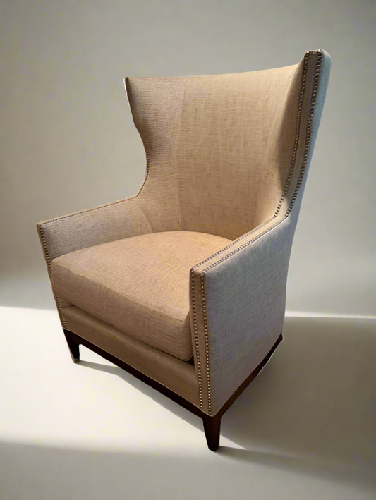 Century Furniture High Back Upholstered Wing Chair SH265-22