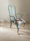 Blue Lacquer French Style Arm Chair SH265-32