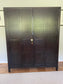 Yumiko Room and Board Black Panel Front TV Cabinet Armoire JV189-5