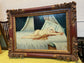John Bowen Reclining Woman Original Oil Painting w Fabulous Frame EK221-27