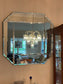 Don Algin 1970's Octagonal Signed Glass Mirror TM193-13