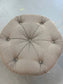 LaZBoy Furniture Tufted Round Grey Ottoman EK221-41
