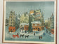 Michel Delacroix Le Grand Sapin Signed Numbered Lithograph COA 6/150 EK221-58
