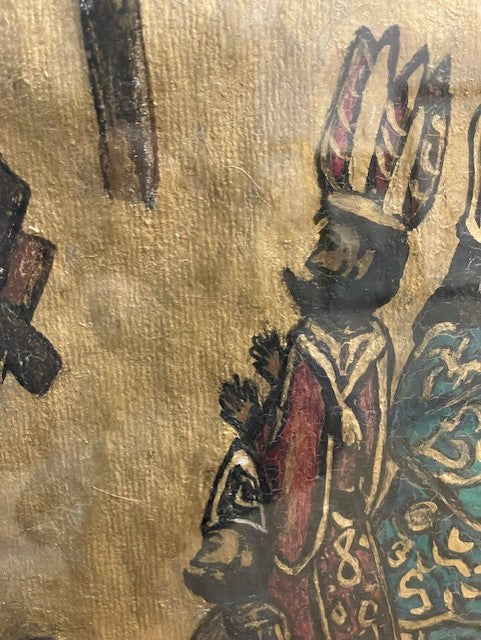 Eastern Europe Illuminated Manuscript Kings Oil Painting EK221-47