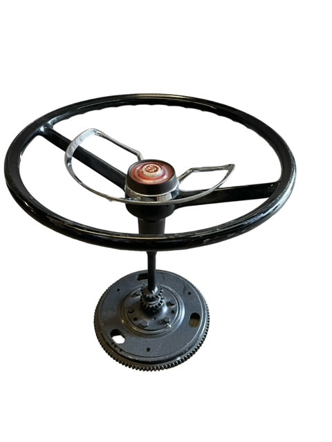Wolseley Car British Horn Ring Steering Wheel Side End Table EK221-111