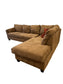 Klaussner Home Furnishings 2 pc Micro Suede Sofa Sectional Couch KV232-44