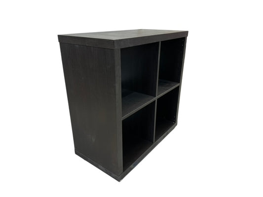 Black Wood 4 Cube Organizer Bookcase EK221-198