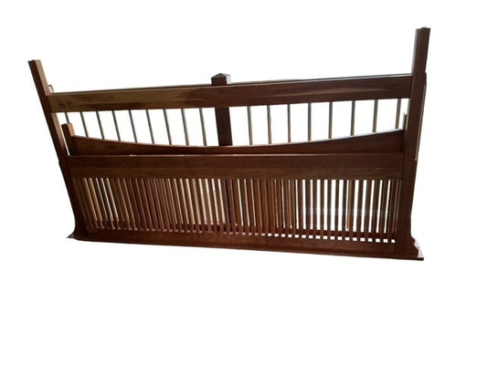 Stickley Mission Spindle King Bed Headboard & Footboard CS233-2