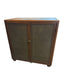 Mid Century 2 Door Leather Edge Cabinet EK221-90