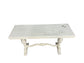 White Distressed Farm Console Table EK221-105