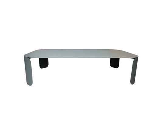 Fermob BeBop Storm Grey Low Coffee Table Aluminum/Steel Modern FFE258-150