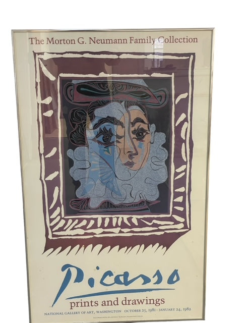 Framed Morton G. Neumann Family Collection Picasso Exhibit Print EK221-65