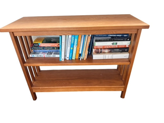 Mission 2 Shelf Wood Bookcase KV232-66