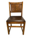 Vintage Mission-Style Slat Back Solid Oak Chair EK221-38