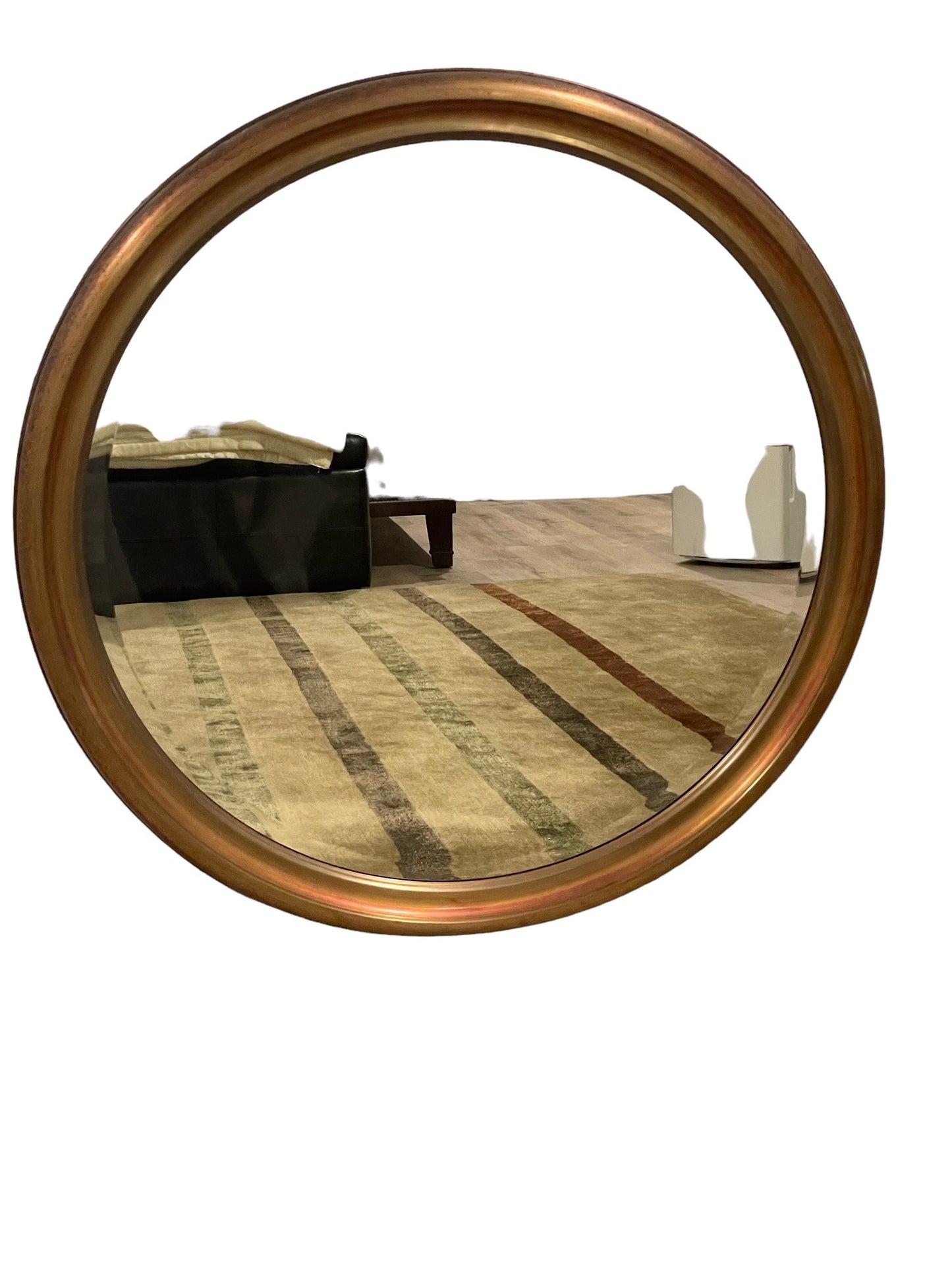 Large Gold Frame Round Mirror LY200-6