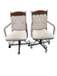 Pair Rolling Office Dining Chairs on Casters LY200-11