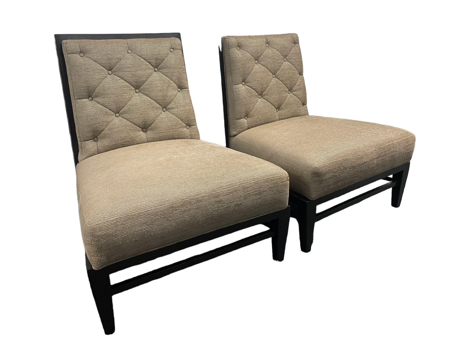 Pair Henredon Barbara Barry Repartee Accent Chairs SM216-4