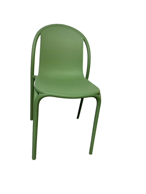 Vondom Modern Brooklyn Stackable Chair (Set of 4) - Pickle Green FFE258-153