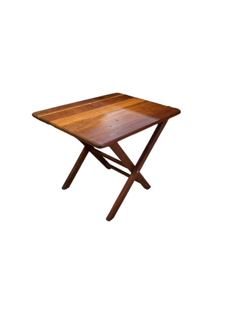 Mid Century Modern Danish Folding End Table KV232-48
