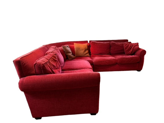 Red Sectional Storehouse Furniture Sofa KV232-13