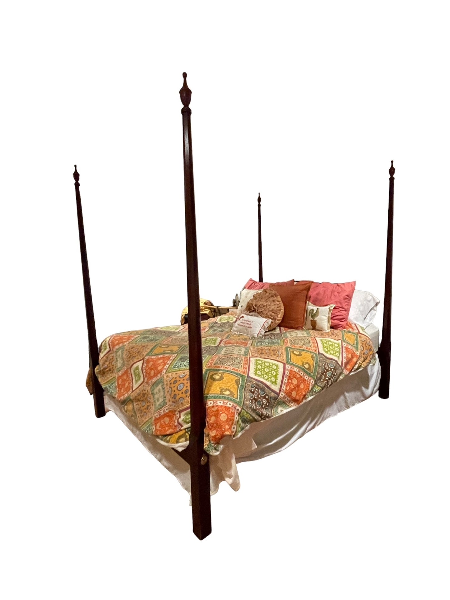 Tradition Pencil Four Poster Queen Wood Bed TM193-20