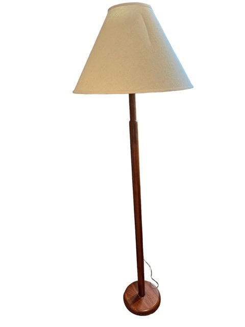 Mid Century Wood Danish Teak Floor Lamp KV232-35