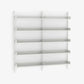 Case Furniture White Double Slot Shelving Bookcase (2 avail) FFE-832