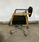 Green Velour Upholstered Office Chair on a Chrome Pedesal Base w/ Casters HOP104-416