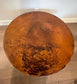 Arhaus Round Hammered Copper Coffee Table w Iron Base SH134-4