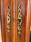 Antique Carved Double Door Armoire w Beveled Mirrors circa 1890 PD138-20