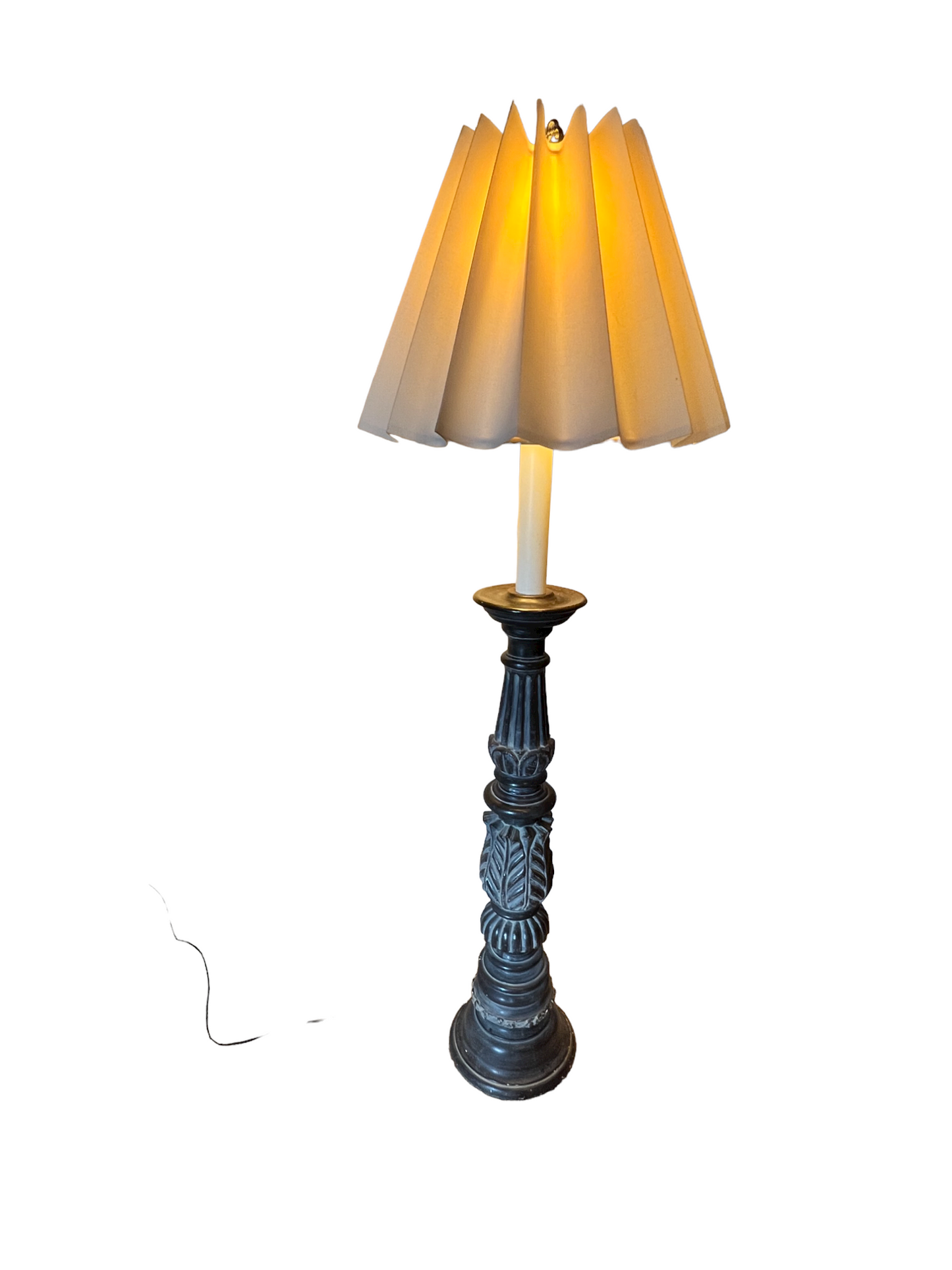 Traditional Acanthus Carved Column Floor Lamp PD138-26