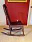 JS Ford & Johnson Co Antique Armless Wood Rocking Chair PD138-43