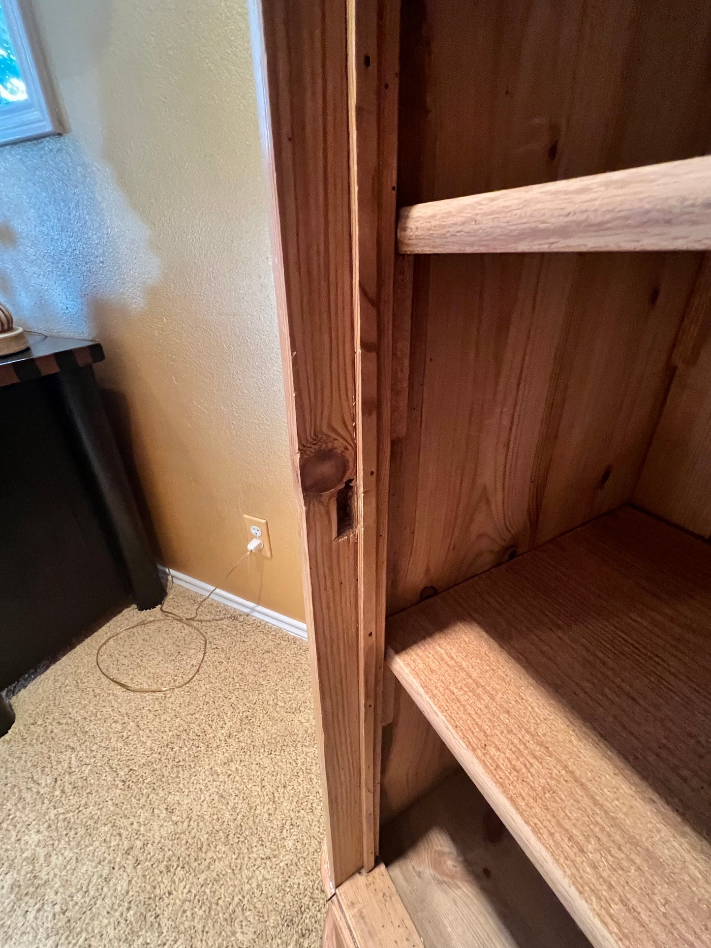 Narrow Antique Pine Cupboard/Armoire PD138-41