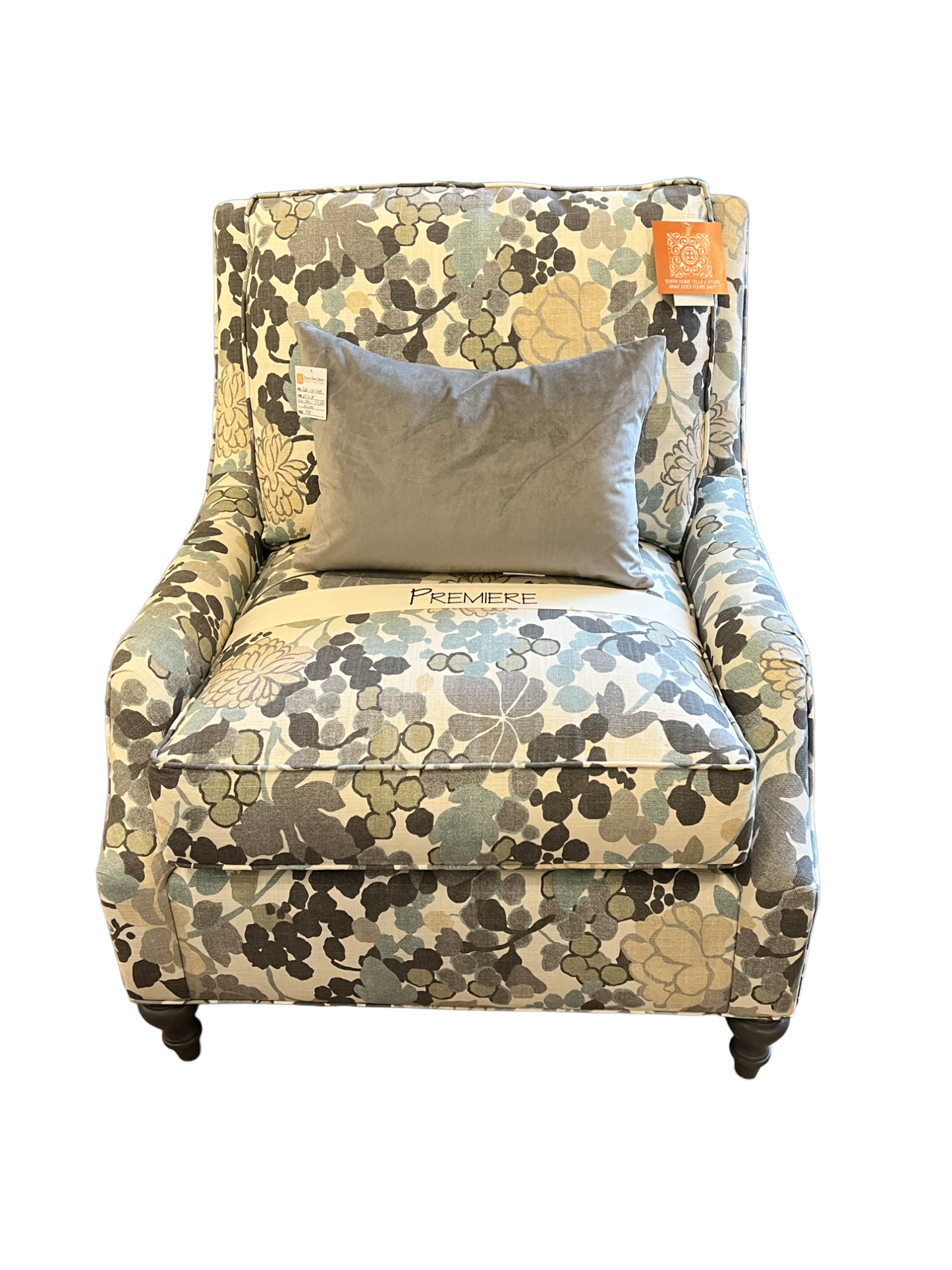 Norwalk Custom Kent Floral Club Chair TH154-16