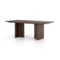 Lineo Rectangular Solid Wood Rustic Dining Table BL137-04