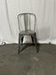 Set of 4 Silver Lilian Metal Indoor-Outdoor Stackable Bistro Chair HOP104-2-60